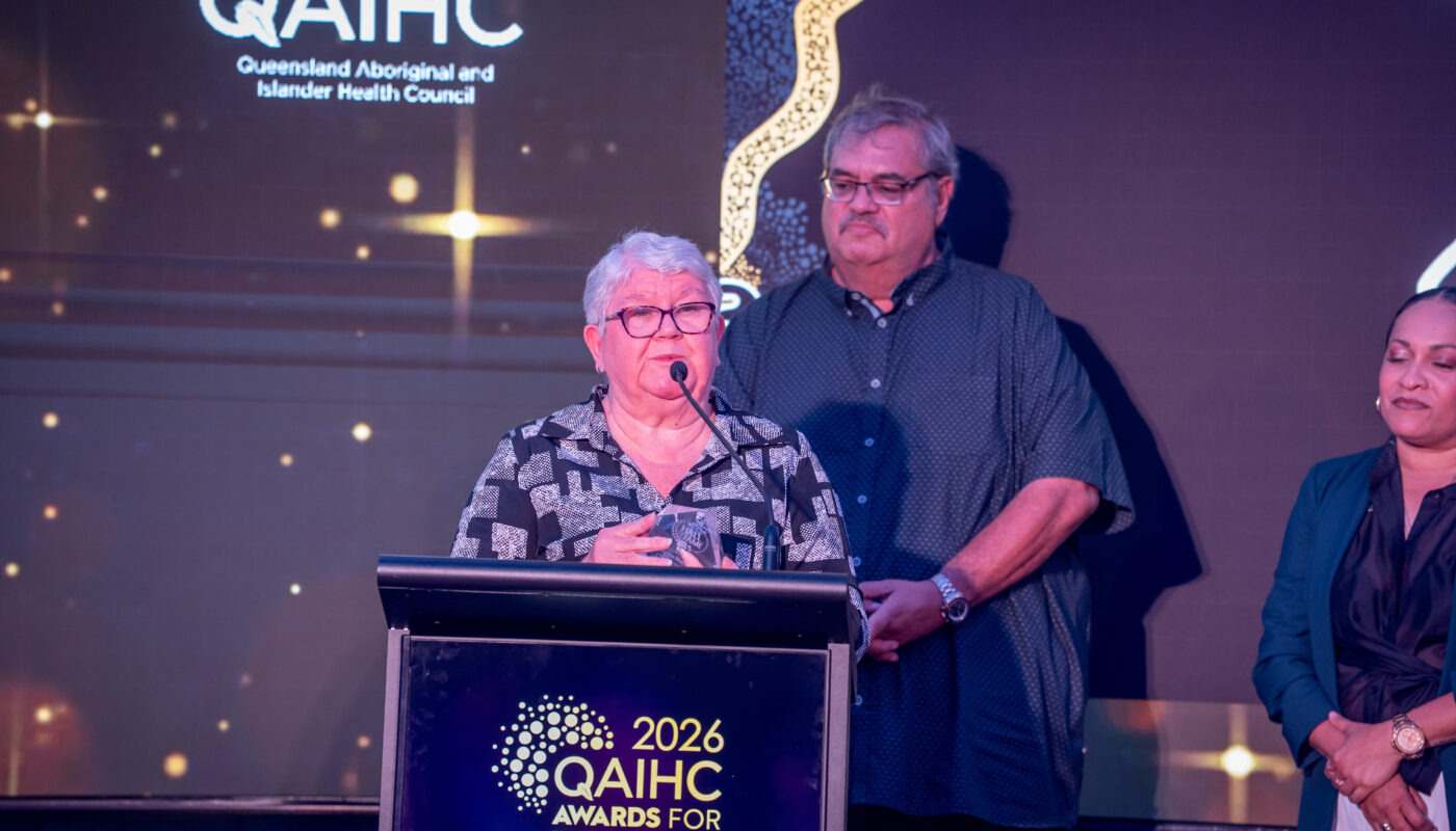 Apunipima CEO Debra Malthouse was inducted into the QAIHC Hall of Fame.